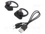 SAVIO Auriculares inalámbricos con micrófono TWS-03 Negro