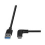 Lindy Cable USB 3.2 de 1,5m Tipo A a C con ángulo de 90°