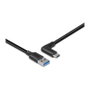 Lindy Cable USB 3.2 de 1,5m Tipo A a C con ángulo de 90°