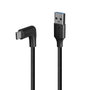 Lindy Cable USB 3.2 Gen 2 de 1,5 m USB A a USB C Angular 90°