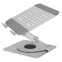 ICY BOX IB-NH300-R Soporte para Portátil de 17 pulgadas, Plata