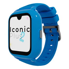 Savefamily Reloj Inteligente Infantil Iconic Plus 2 con GPS y Llamada, Azul