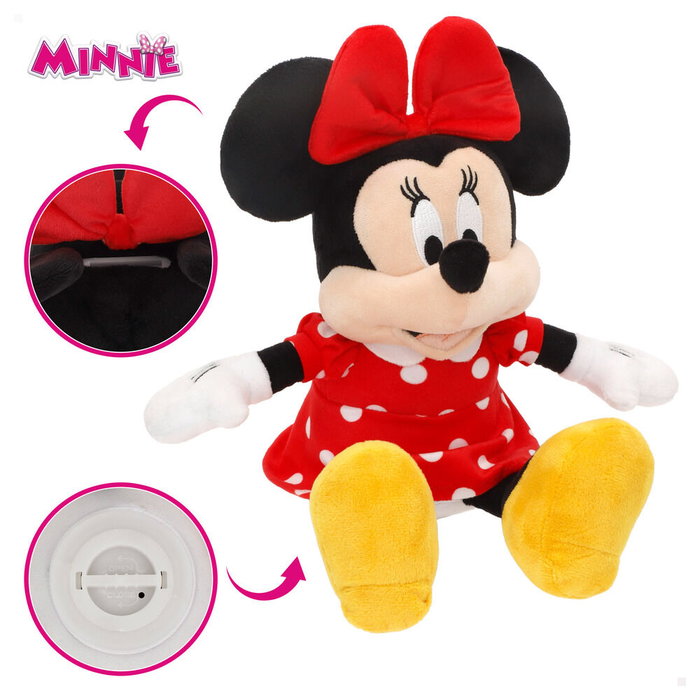 Disney Minnie Peluche Hucha 20cm - Muñeco de Peluche Alcancía para Niños +3 Años Disney Minnie Peluche Hucha 20cm - Muñeco de Peluche Alcancía para Niños +3 Años