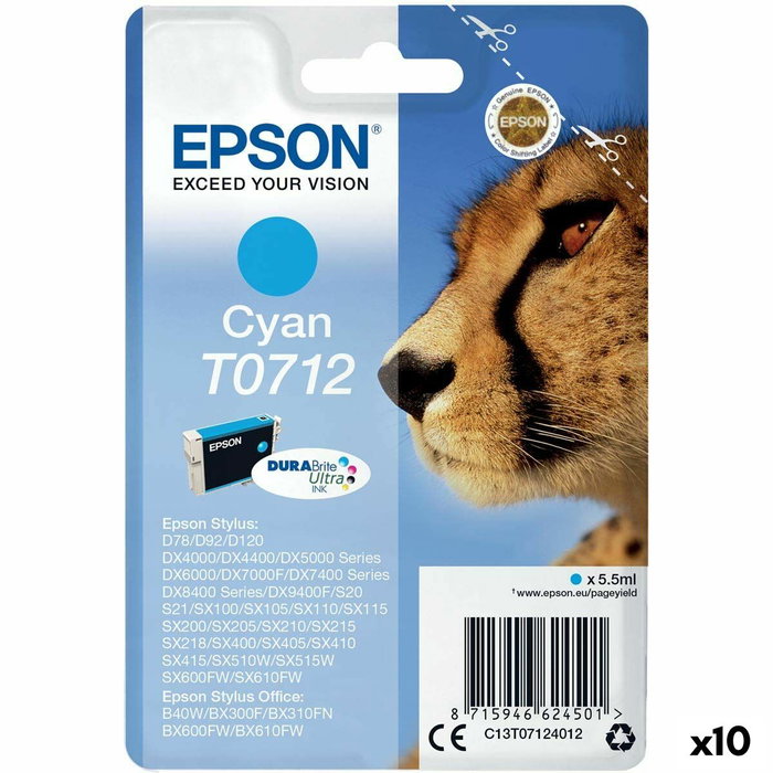 Epson T071240B0 Cartucho de Tinta Cian
