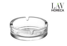 LAV Cenicero Redondo Vilnius en Cerámica, 10.6 cm de Diámetro x 3.4 cm de Alto, 260 g (12 Unidades)