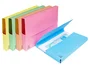 Exacompta Subcarpeta con bolsa de cartulina lustrada, DIN A4, 210 g/m², colores surtidos pastel (amarillo, azul, crema, rosa, verde)