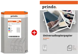 Prindo PRSBLC3211VALDR MCVP 01 Classic Value Pack Negro, Cian, Magenta, Amarillo y Blanco