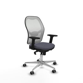 PIQUERAS Y CRESPO Silla de oficina Jorquera Gris oscuro y Blanco