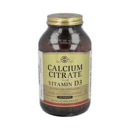 SOLGAR Citrato de Calcio con Vitamina D 240 Comprimidos