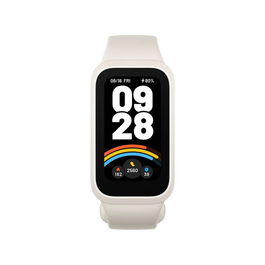 Xiaomi Smart Band 9 Activo, Smartwatch Fitness con Pantalla 1.47'' 60Hz, Correa Luminosa Beige Blanco, 18 Días Batería, 5 ATM, Monitor Sueño y Ritmo Cardíaco, BHR9441GL