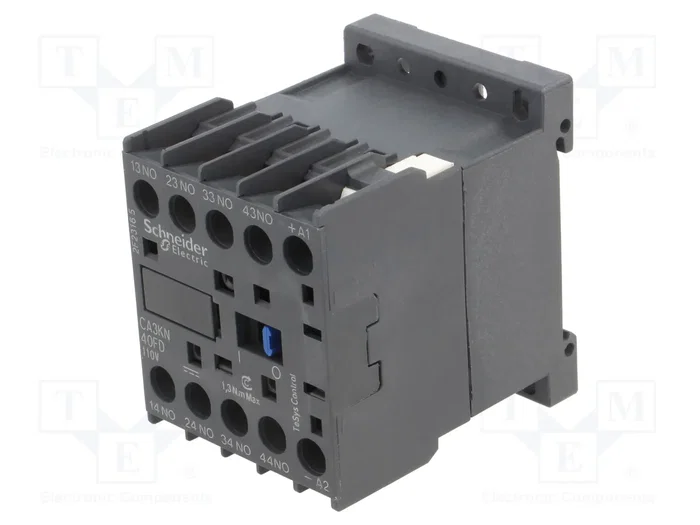 Schneider Electric CA3KN40FD TeSys D Contactor 4-polar 110VDC 10A Schneider Electric CA3KN40FD TeSys D Contactor 4-polar 110VDC 10A