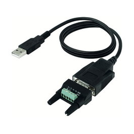 ROLINE 12.02.1174 Konverter USB tipo A a RS-422/RS-485, Macho a Macho, Negro
