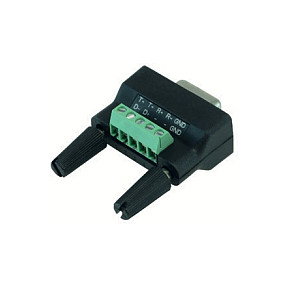 ROLINE 12.02.1174 Konverter USB tipo A a RS-422/RS-485, Macho a Macho, Negro