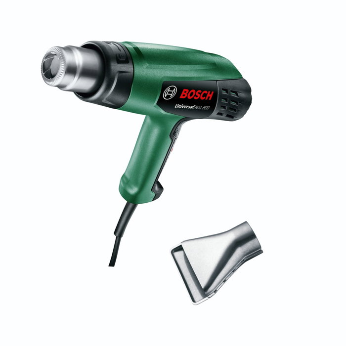 Bosch UniversalHeat 600 con boquilla de protección para vidrio Bosch UniversalHeat 600 con boquilla de protección para vidrio