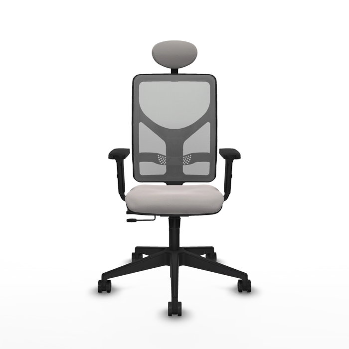 PIQUERAS Y CRESPO Silla de oficina Motilla con mecanismo Sincro/Traslack Blanco y Gris PIQUERAS Y CRESPO Silla de oficina Motilla con mecanismo Sincro/Traslack Blanco y Gris