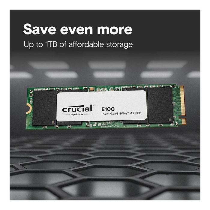 Crucial E100 2 TB M.2 NVMe PCIe 4.0 SSD