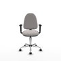PIQUERAS Y CRESPO Silla de oficina Aýna Blanca con Brazos 1D