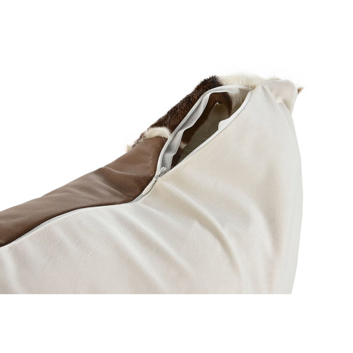 DKD Home Decor Cojín PU Marrón 50x10x30 cm