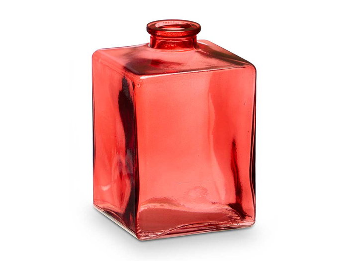 GIFTDECOR Frasco Cristal Cuadrado Teja