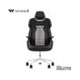 Thermaltake Argent E700 Silla Gaming Space Gray con Cuero Real y Tela Houndstooth