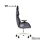 Thermaltake Argent E700 Silla Gaming Space Gray con Cuero Real y Tela Houndstooth
