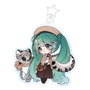 POPbuddies Hatsune Miku Llavero acrilico Kawaii Winter Time