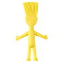 Ludique Utensilio de Cocina con Ventosa, Forma de Hombre, ABS y Hierro, 10x22 cm, Apto Lavavajillas - Cuchara, Espátula o Cepillo