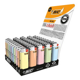 Bic Encendedor mini de piedra tonos pastel surtidos