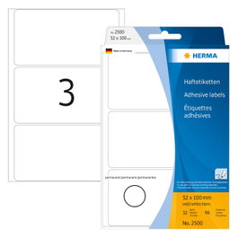 HERMA Etiquetas adhesivas 100,0 x 52,0 mm