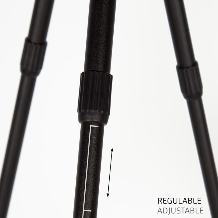 Aktive Mesa plegable camping redonda negra Aktive Mesa plegable camping redonda negra