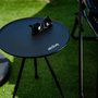 Aktive Mesa plegable camping redonda negra