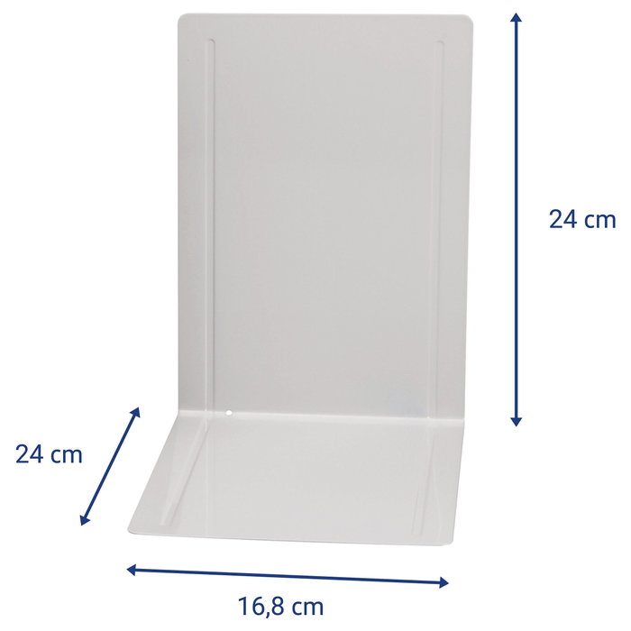 MAUL Sujetalibros 16,8 x 24,0 x 24,0 cm gris MAUL Sujetalibros 16,8 x 24,0 x 24,0 cm gris
