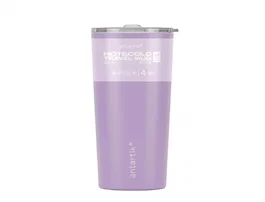 Antartik Vaso térmico Mono con tapa hermética morado 520 ml