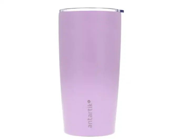 Antartik Vaso térmico Mono con tapa hermética morado 520 ml
