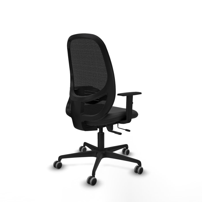 PIQUERAS Y CRESPO Silla de oficina Cilanco Gris oscuro con mecanismo Sincro/Traslack