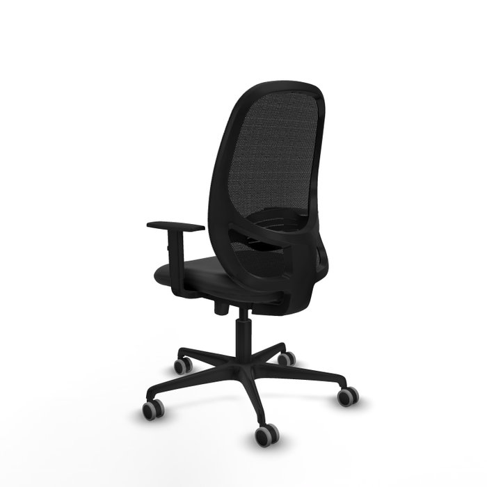 PIQUERAS Y CRESPO Silla de oficina Cilanco Gris oscuro con mecanismo Sincro/Traslack