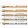 Stabilo Woody 3 en 1 Lápices de Colores Blanco Estuche 5 UD