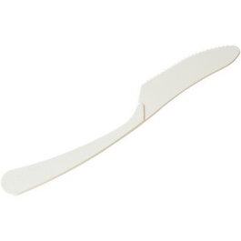 Duni Cuchillo Largo de un Solo Uso, 185 mm, Blanco, Material CPLA
