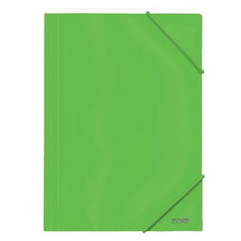 DOHE Carpeta de Gomas y Solapas A4 PP Opaco Verde (Set de 10)
