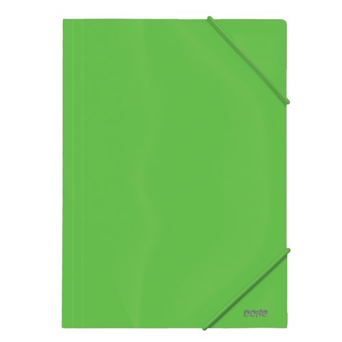 DOHE Carpeta de Gomas y Solapas A4 PP Opaco Verde (Set de 10) DOHE Carpeta de Gomas y Solapas A4 PP Opaco Verde (Set de 10)