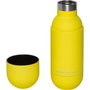asobu ORB Botella aislante de acero inoxidable con vaso amarillo
