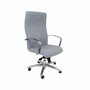 PIQUERAS Y CRESPO Sillón Caudete Gris con Mecanismo Basculante y Base de Aluminio