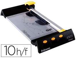 Fellowes Neutron Plus Cizalla de Rodillo para Papel, Hasta 10 Hojas, Longitud de Corte 320 mm