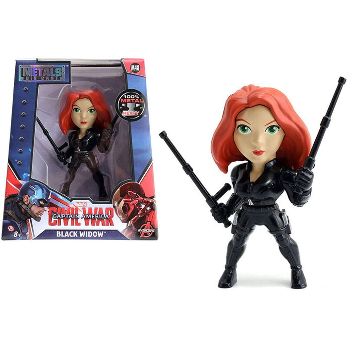 JADA TOYS Black Widow Figura Metalfigs 10 cm