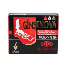 Novadiet Ginsenova - 60 Cápsulas - Ginseng Panax para Aumentar la Vitalidad, Energía y Resistencia en Épocas de Sobreesfuerzo Físico y Mental