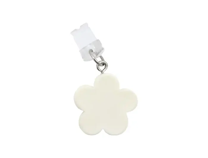 Wondee Colgante charm para móvil Funny Lightning White Flower Wondee Colgante charm para móvil Funny Lightning White Flower