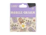 Wondee Colgante charm para móvil Funny Lightning White Flower