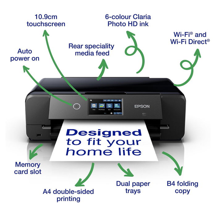 Epson Expression Photo XP-980 Impresora Multifunción A3 Color Tinta, WiFi, Ethernet, Pantalla Táctil, Impresión/CD Epson Expression Photo XP-980 Impresora Multifunción A3 Color Tinta, WiFi, Ethernet, Pantalla Táctil, Impresión/CD