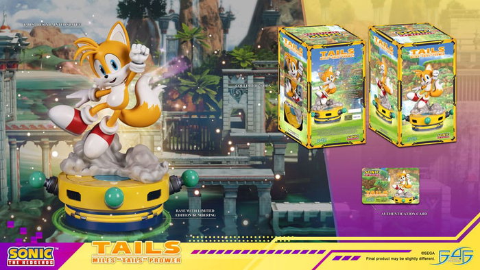 Sonic the Hedgehog Estatua Tails 36 cm