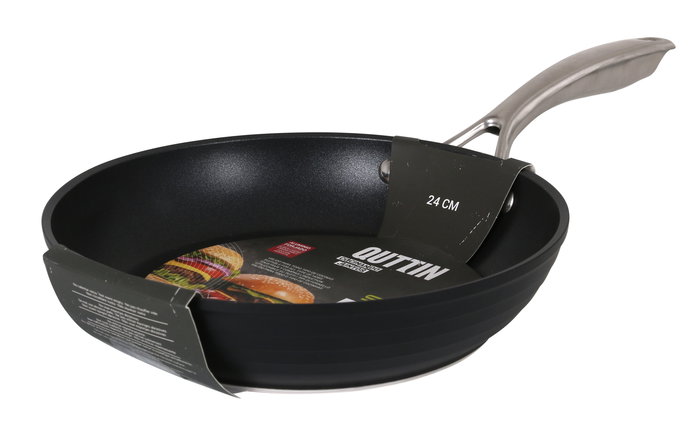 Quttin Sartén 24 cm Aluminio Forjado Inducción Full Spiral (4 Unidades)